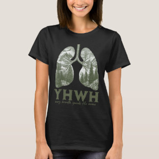 Floral Lung Christlich unser Atemzug spricht seine T-Shirt