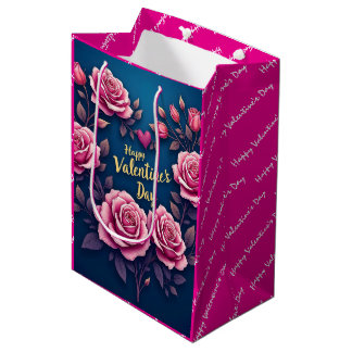 Floral Luxury Beautiful Love Popular Collection Mittlere Geschenktüte