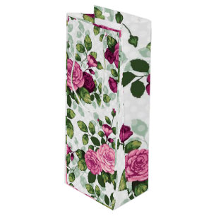 Floral Luxury Geschenktüte Für Weinflaschen