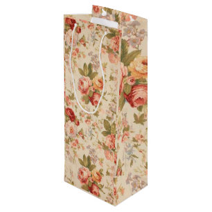 Floral Luxury Geschenktüte Für Weinflaschen