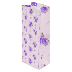 Floral Luxury Geschenktüte Für Weinflaschen