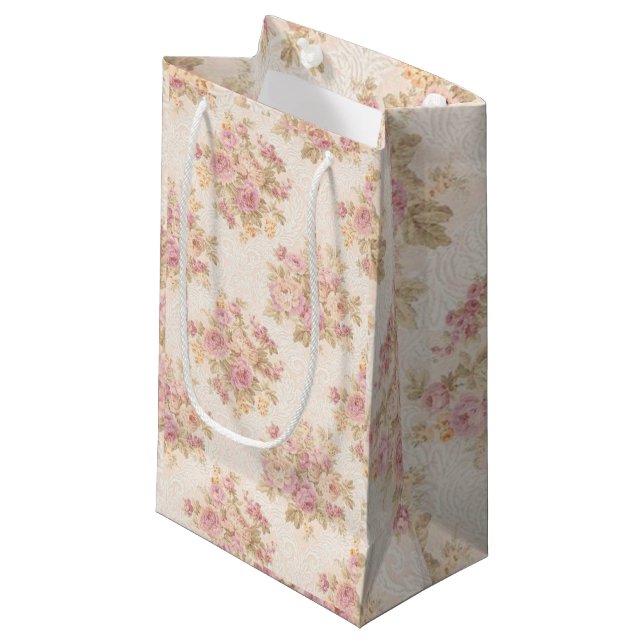 Floral Luxury Kleine Geschenktüte (Vorderseite Schrägansicht)