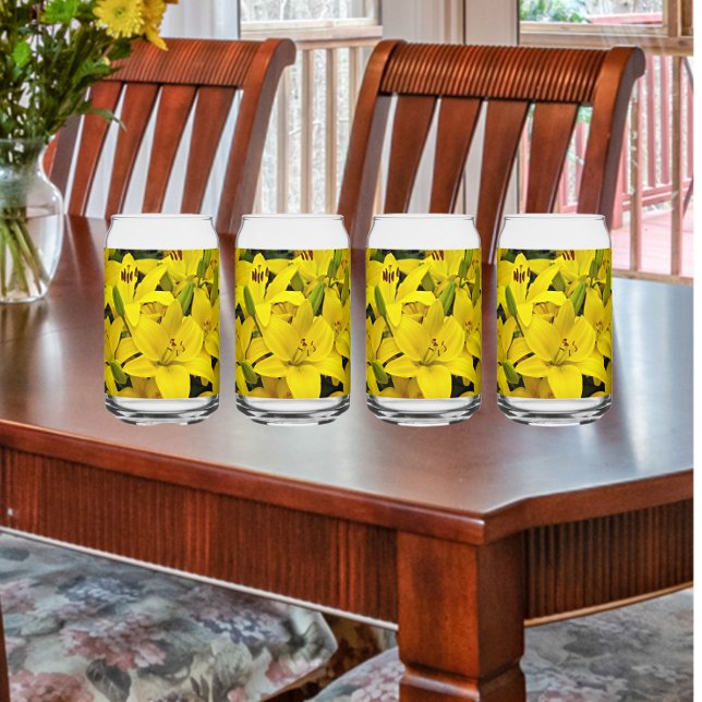 Floral Lys Asiatiques Jaunes (In Situ)