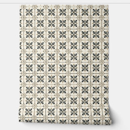 Floral Majesty Mini - Schwarz und Gold Tapete