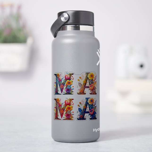 Floral MAMA Aufkleber (HydroFlask)