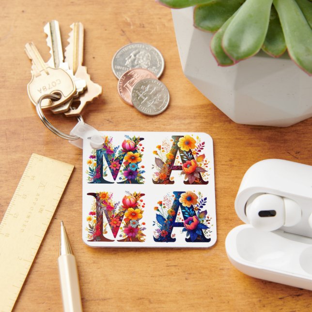 Floral MAMA Schlüsselanhänger (Schreibtisch)