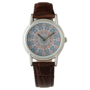 Floral Mandala Armbanduhr