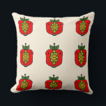 Floral Mandala Art Kissen<br><div class="desc">This decorative square pillow features a bold floral mandala pattern. The intricate details and rich red and green tones create a stunning visual centerpiece,  perfect for adding a touch of elegance to your sofa or armchair.</div>