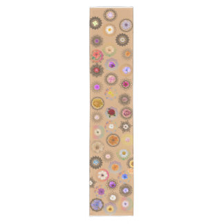 Floral Mandala Fusion: Elegant Table Runner Kurzer Tischläufer