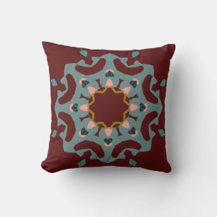 Floral Mandala Kissen