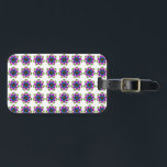 Floral Mandala Pattern Gepäckanhänger<br><div class="desc">A long body pillow featuring an elegant purple floral mandala pattern,  perfect for adding artistic comfort to your bedroom decor.</div>