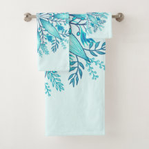 Floral Mandala - Türkis Blue Boho Snowflake