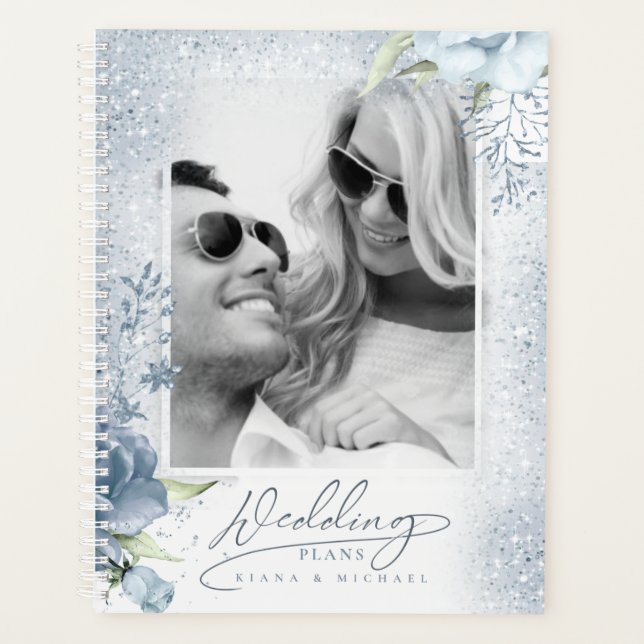 Floral Mariage Dusty Blue ID889 (Devant)