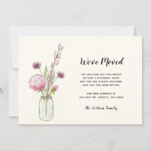 Floral Mason Jar haben wir neue Adresse verschoben