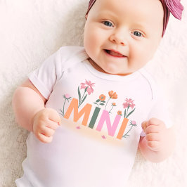 Floral Matching Mommy Tochter Baby Strampler