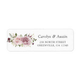 Floral Mauve Blush Greenerity Rücksendeadresse