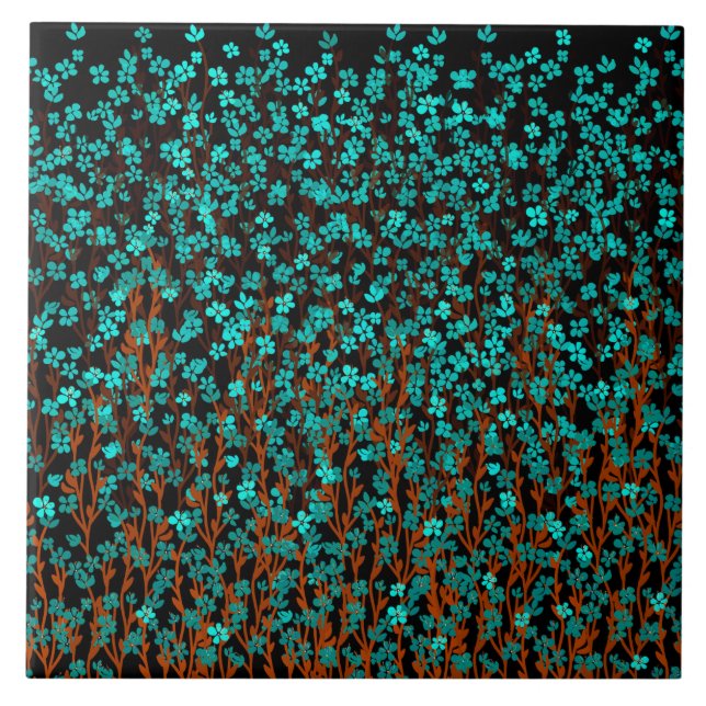 Floral Meadow Fliese (Vorderseite)