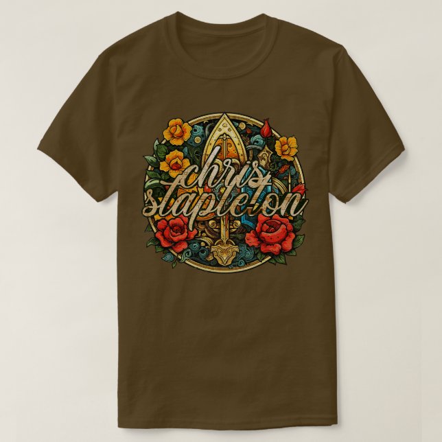 Floral mécanique Chris Stapleton TShirt (Design devant)