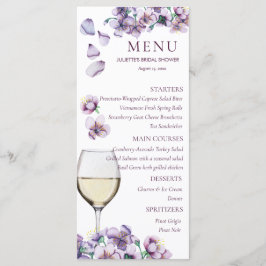 floral menükarte