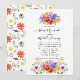 Floral mexikanische Fiesta Baby Dusche von Mail Einladung