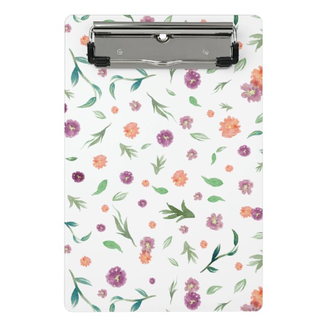 Floral Mini-Zwischenablage für Mama | Geschenk Mini Klemmbrett (Vorderseite)