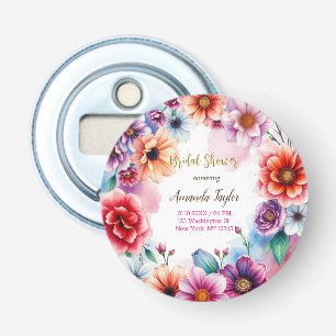 Floral-minimalistische Kalligrafie-Karten für Brau Flaschenöffner