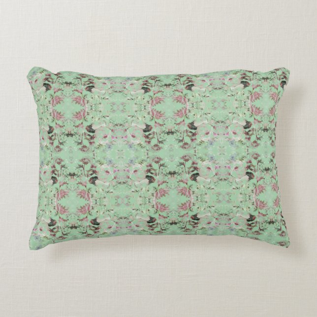 Floral Mint Sherbet Dekokissen (Vorderseite)
