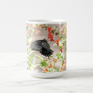 Floral mit Schmetterling Kaffeetasse