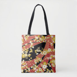Floral Mix Kimono Pattern Tasche