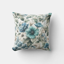 Floral modern blau mädchenhaft elegant stilvoll