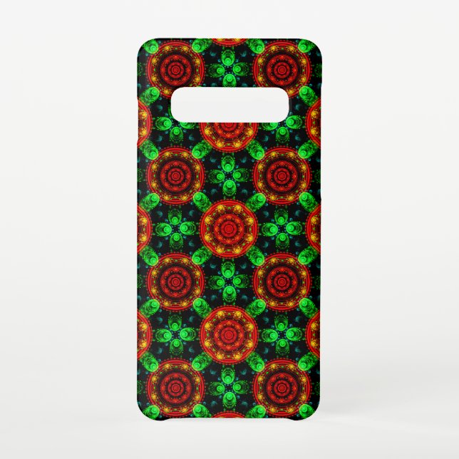 Floral Modern Boho Elegant Abstract Pattern #504 Samsung Galaxy Hülle (Rückseite)
