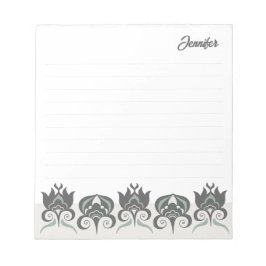 Floral modern elegant earthy CC1290 lined Notizblock