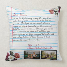Floral Modern handgeschriebener Liebe Mama-Nachric