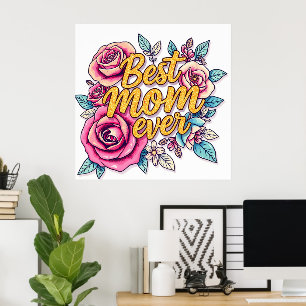Floral Modern Luxus Geschenksammlung Poster