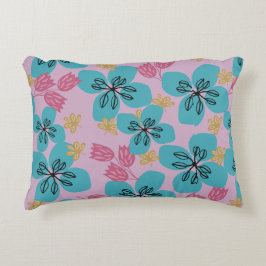  floral modern pink girly  dekokissen