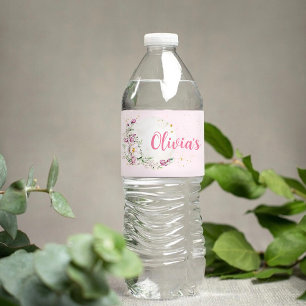 Floral Mond Rosa Babyparty