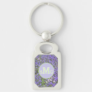 FLORAL MONOGRAM KEYRING SCHLÜSSELANHÄNGER