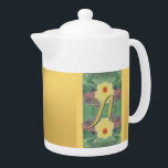 Floral Monogram Messingähnliches Porzellan<br><div class="desc">Was für ein nachdenkliches Geschenk für sie am Muttertag,  an Ihrem Geburtstag oder Geburtstag; ein handgezeichnet,  dann digitalisierter Blumenkrug und ein Messing-ähnlicher mit Monogramm Keramik-Krug!</div>