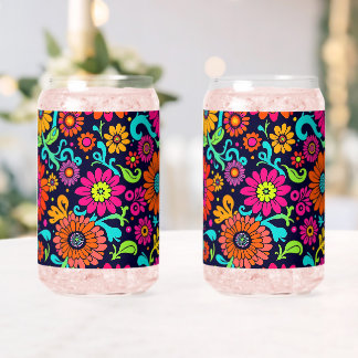 Floral Monogram Wedding Champagne Flutes Dosenglas