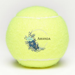 Floral Monogramm Tennisbälle
