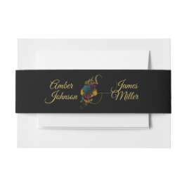 Floral Moody Wedding Invitation Suite Bly Band
