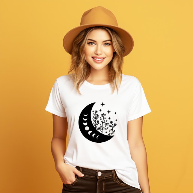 Floral Moon T-Shirt (Von Creator hochgeladen)