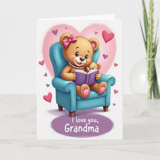 Floral Mothers Day Reading Card Karte