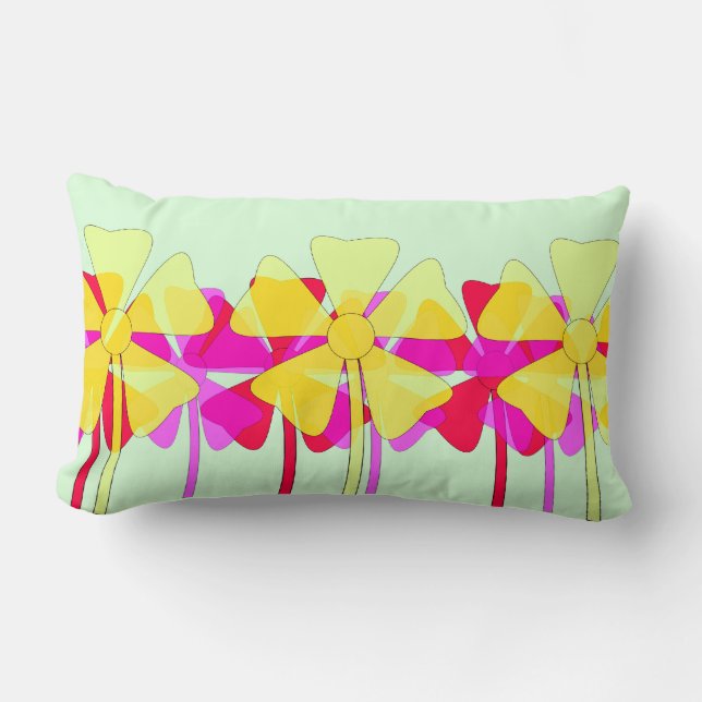Floral Motif Lendenkissen (Vorderseite)