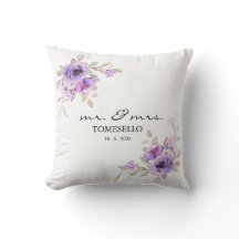 Floral Mr. & Mrs. Newlywed/Anniversary Keepake