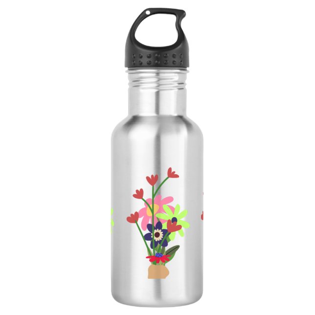 floral mug  edelstahlflasche (Vorderseite)