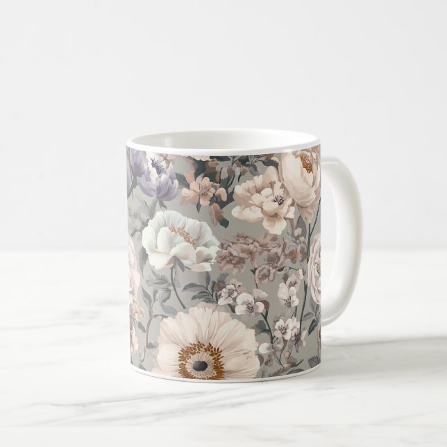 Floral Mug Kaffeetasse (VorderseiteRechts)