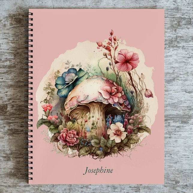 Floral Mushroom Notizbuch (Von Creator hochgeladen)