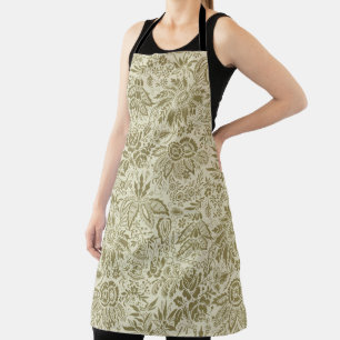 Floral Muster Antique Damask Paisley Schürze