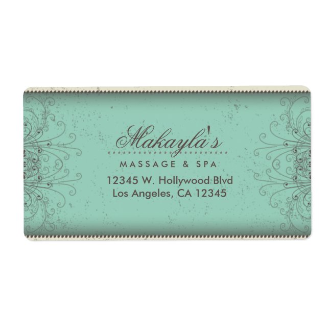Floral Muster Damask Elegantes modernes, elegantes (Vorne)